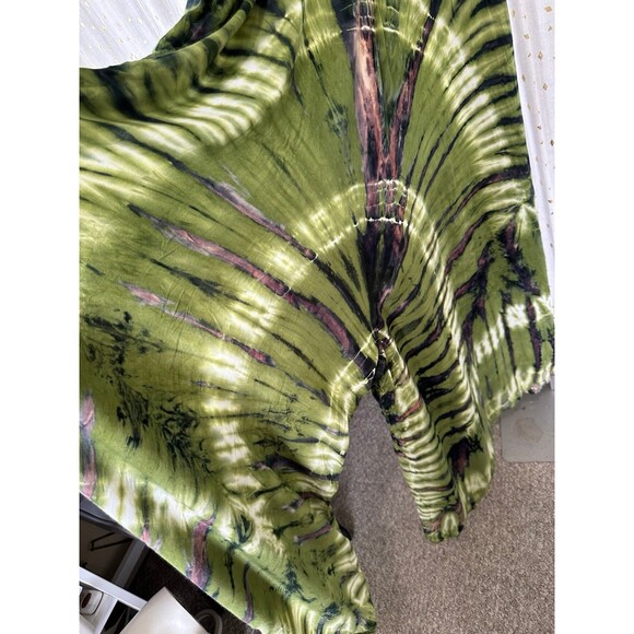 The Makana Shop Hawaiian Batik Tie Dye Adjustable Harem Jumpsuit One Size - Picture 4 of 8